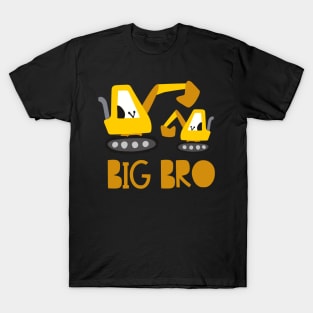 Young Big Brother Excavator Announce Youngsters T-Shirt